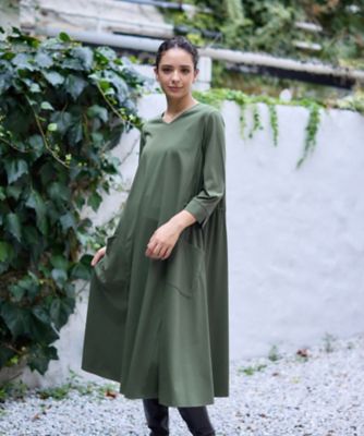 洗える Vネックワンピース | CARA O CRUZ (Women)/キャラ・オ・クルス