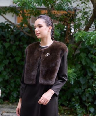 フェイクファーベスト | CARA O CRUZ (Women)/キャラ・オ・クルス