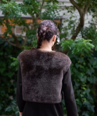 フェイクファーベスト | CARA O CRUZ (Women)/キャラ・オ・クルス