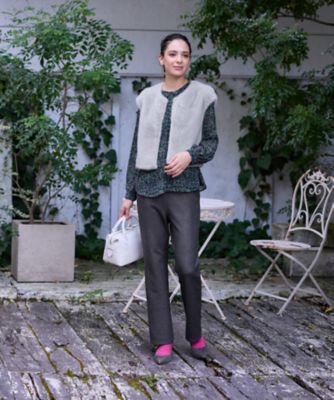 フェイクファーベスト | CARA O CRUZ (Women)/キャラ・オ・クルス