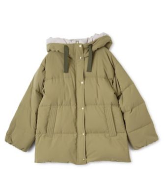 ＜CARA O CRUZ (Women)＞フーデッドダウンコート【ＣｏＣ　ｂｙ　ＣＡＲＡ　Ｏ　ＣＲＵＺ】