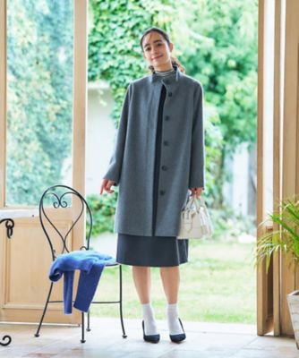 きれいめ】洗える クルーネックサックワンピース | CARA O CRUZ (Women