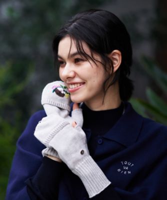 刺繍ミトングローブ | CARA O CRUZ (Women)/キャラ・オ・クルス | 三越