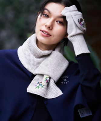 ＜CARA O CRUZ (Women)＞刺繍マフラー