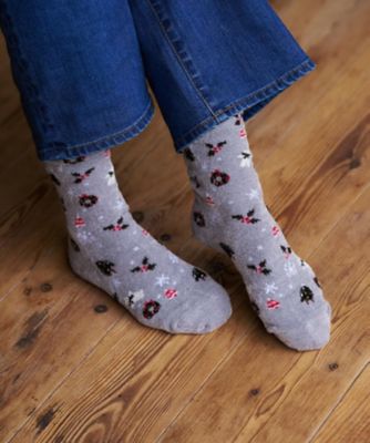 クリスマス柄ショートソックス | CARA O CRUZ (Women)/キャラ・オ