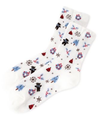 クリスマス柄ショートソックス | CARA O CRUZ (Women)/キャラ・オ