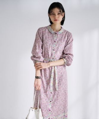 ＜CARA O CRUZ (Women)＞小花柄プリントワンピース