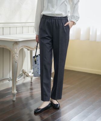ストレッチ 洗える】センタープレスパンツ | CARA O CRUZ (Women
