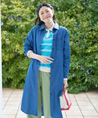 ベルテッドロングシャツ | CARA O CRUZ (Women)/キャラ・オ