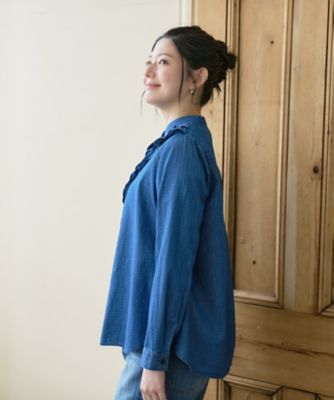 NOBLE owil サステナブルプロセスドデニムシャツ SUSTAINABLE PROCESSED DENIM SHIRTS – OWIL