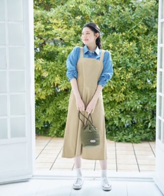 サイドボタンジャンパースカート | CARA O CRUZ (Women)/キャラ・オ