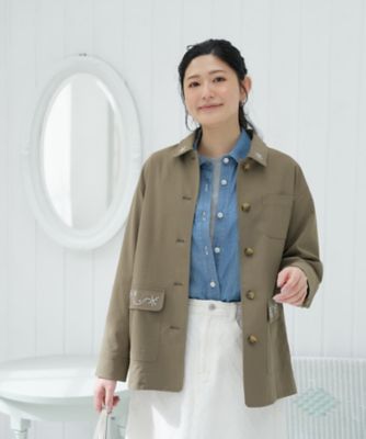 ステンカラージャケット | CARA O CRUZ (Women)/キャラ・オ・クルス