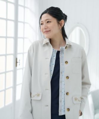 ＜CARA O CRUZ (Women)＞ステンカラージャケット