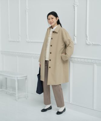 ＜CARA O CRUZ (Women)＞ステンカラーコート【ＣｏＣ　ｂｙ　ＣＡＲＡ　Ｏ　ＣＲＵＺ】