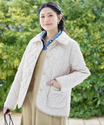 中わた入り花柄キルトジャケット【CoC by CARA O CRUZ