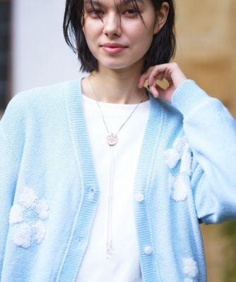 ＜CARA O CRUZ (Women)＞ループタイネックレス