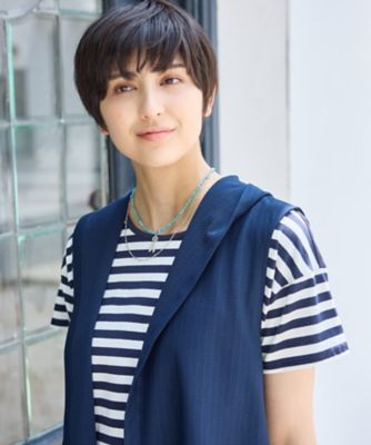 フェザーモチーフ二連ネックレス | CARA O CRUZ (Women)/キャラ・オ