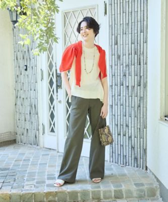 マルチカラービーズ ロングネックレス | CARA O CRUZ (Women)/キャラ