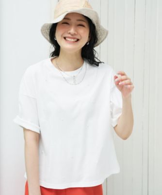 ＜CARA O CRUZ (Women)＞洗える　ホットフィットＴシャツ