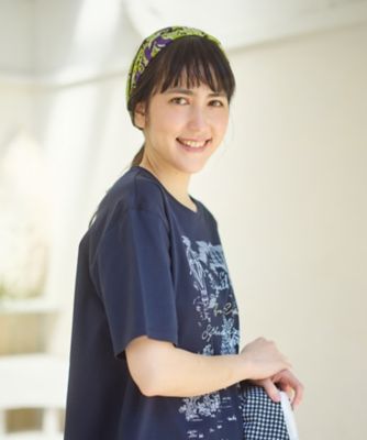 接触冷感】洗える気球モチーフTシャツ【CoC by CARA O