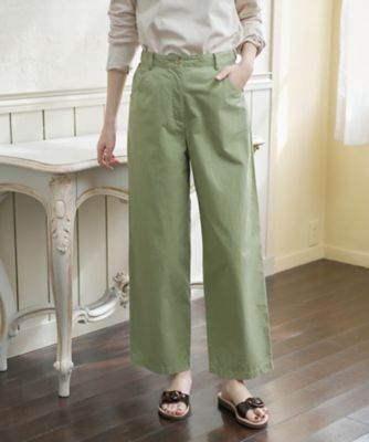 ＜CARA O CRUZ (Women)＞リラックスチノパンツ