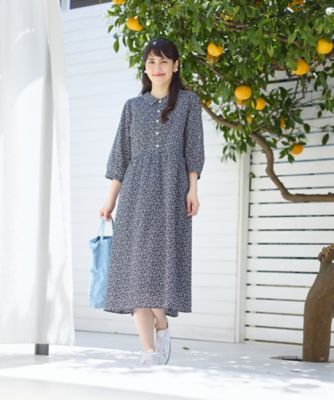 小花柄シャツワンピース | CARA O CRUZ (Women)/キャラ・オ・クルス