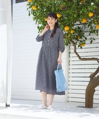 小花柄シャツワンピース | CARA O CRUZ (Women)/キャラ・オ・クルス