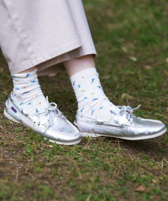 ＜CARA O CRUZ (Women)＞小花ショートソックス