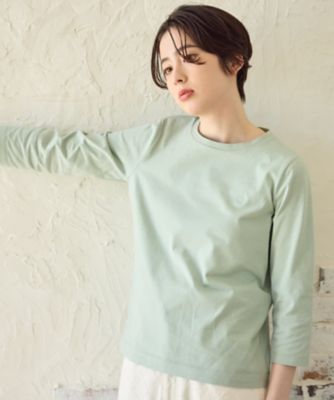 ＜CARA O CRUZ (Women)＞ロゴ刺繍クルーネックカットソー