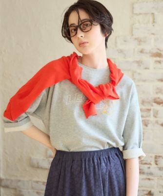 プリント七分袖トレーナー | CARA O CRUZ (Women)/キャラ・オ・クルス