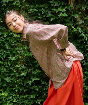 リバーシブルチェックシャツ | CARA O CRUZ (Women)/キャラ・オ