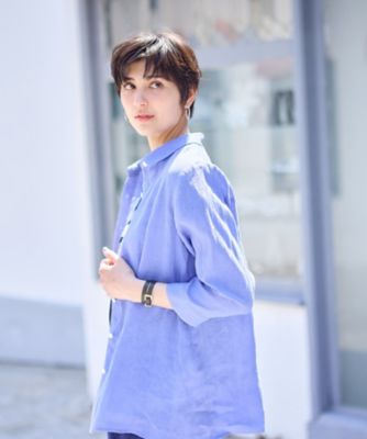 洗える 麻シャツ【CoC by CARA O CRUZ】 | CARA O CRUZ