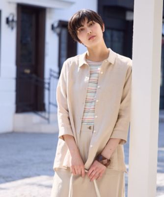 洗える 麻シャツ【CoC by CARA O CRUZ】 | CARA O CRUZ