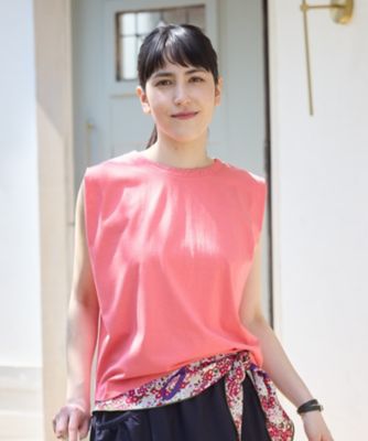 【オシャレ☆CLANE】くすみピンク　ノースリーブカットソー　サイズ1 オシャレ☆CLANE】くすみピンク ノースリーブカットソー サイズ1