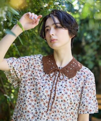 ベルギー製　手編み襟2点　ビンテージ かぎ針クロッシェのつけ衿 | CARA O CRUZ (Women)/キャラ・オ・クルス