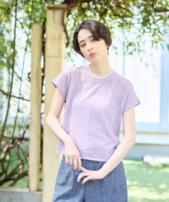接触冷感】半袖ニット【セットアップ】 | CARA O CRUZ (Women)/キャラ