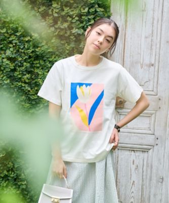 吸水速乾・UVケア】チューリップTシャツ | CARA O CRUZ (Women