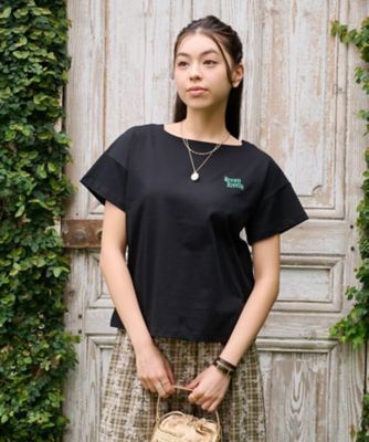 UVケア 吸水速乾 洗える】 胸刺繍Tシャツ | CARA O CRUZ (Women