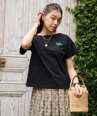 UVケア 吸水速乾 洗える】 胸刺繍Tシャツ | CARA O CRUZ (Women