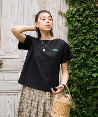 UVケア 吸水速乾 洗える】 胸刺繍Tシャツ | CARA O CRUZ (Women