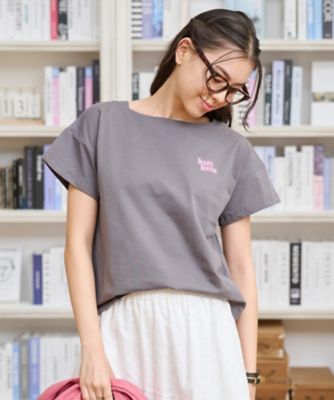 UVケア 吸水速乾 洗える】 胸刺繍Tシャツ | CARA O CRUZ (Women
