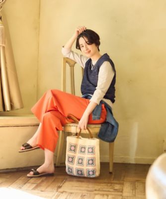 グラニースクエアモチーフ トートバッグ | CARA O CRUZ (Women)/キャラ