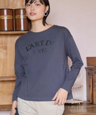 洗える ロゴTシャツ | CARA O CRUZ (Women)/キャラ・オ・クルス