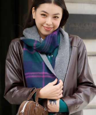 GRAPHIC PAISLEY SCARF LARGE MB264ー