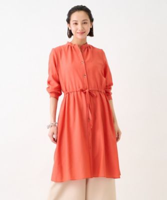 ＜CARA O CRUZ (Women)＞ドロストのロングシャツ