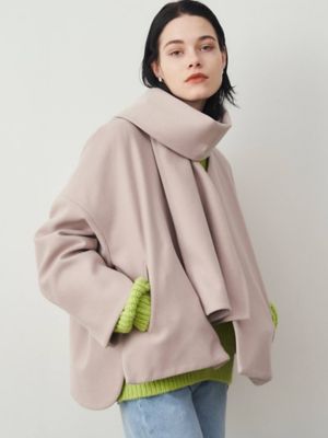 新品　エレンディーク　ストール vネック ショートコート　グレー STOLE V NECK SHORT CT | ELENDEEK/エレン