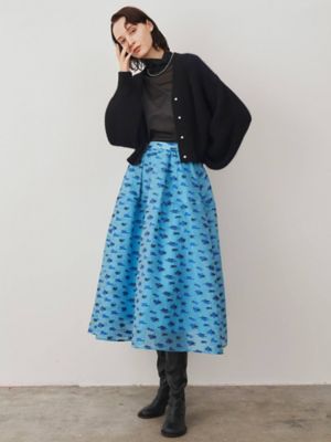 新品 ELENDEEK エレンディーク テープジャガードスカート 定価3万 MULTI JACQUARD SK | ELENDEEK/エレンディーク
