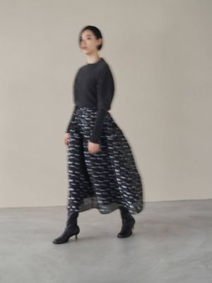 エレンディーク ELENDEEK ジャガードスカート 250812-9 MULTI JACQUARD