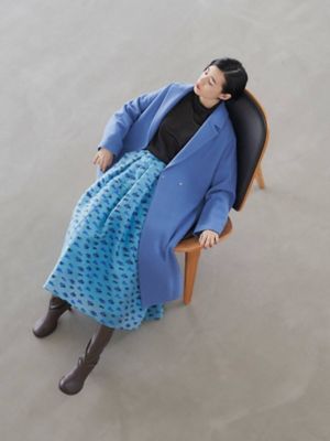 HYKE＊スカート(マメクロゴウチ、クラネ、トゥディフル、イエナ、エレンディーク MULTI JACQUARD SK | ELENDEEK/エレンディーク