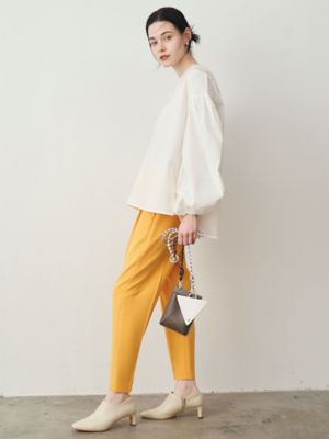 美品✨エレンディーク　バルーンスリーブニットコンビブラウス SHEER KNIT COMBINATION BL | ELENDEEK/エレン